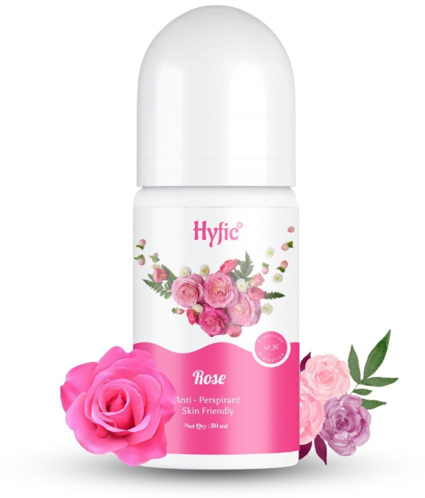     			HYFIC Rose Underarms Roll On Deodorant Roll-ons for Unisex 50 ml ( Pack of 1 )