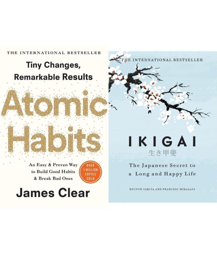     			Ikigai and Atomic Habits Combo (Set of 2)
