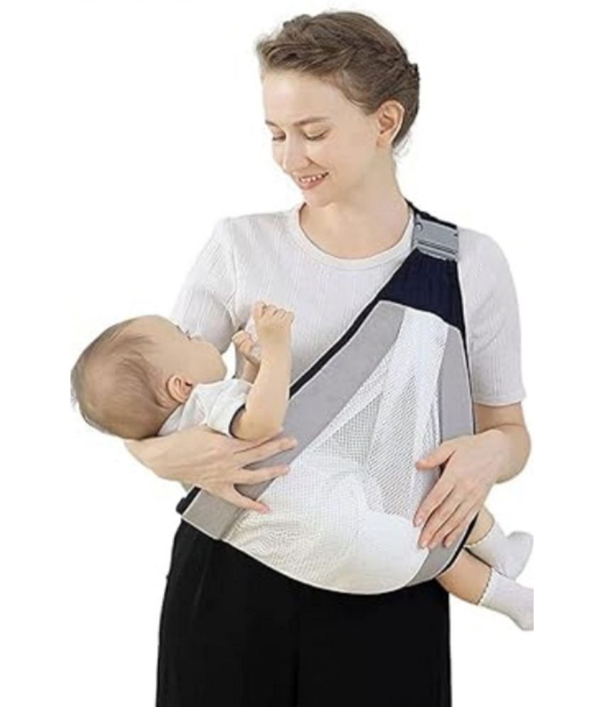     			2815B-BUY SMART GREY Baby Carrier Newborn to Toddler, Ergonomic 3D Mesh Baby Wraps Carrier, Adjustable Baby Sling, Lightweight Breathable Baby Carrier Wrap with Thick Shoulder Straps for 0-36 Months Infant ,Assorted multi color