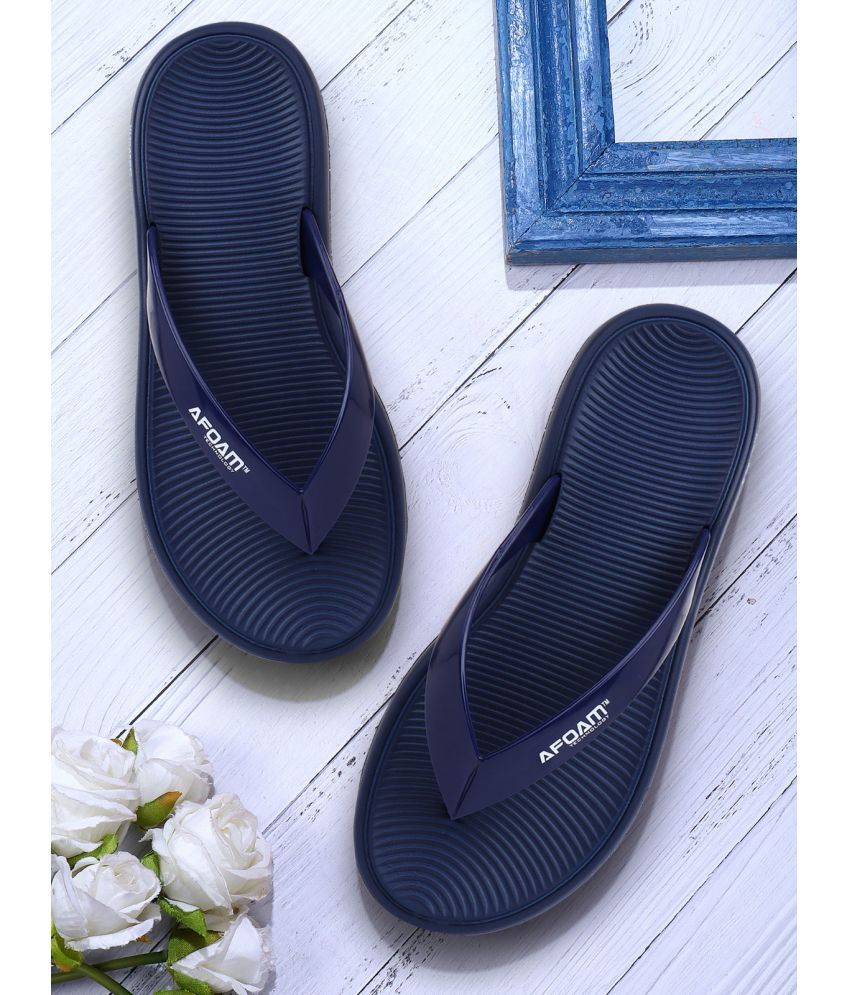     			Airson Navy Blue Women's Flip Flop