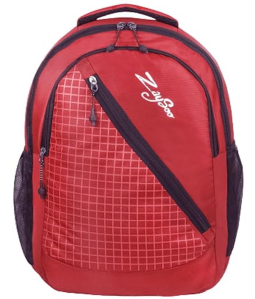     			ZAYSOO Red Polyester Backpack ( 40 Ltrs )