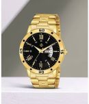 Wizard Times Gold Stainless Steel Analog Men's Watch