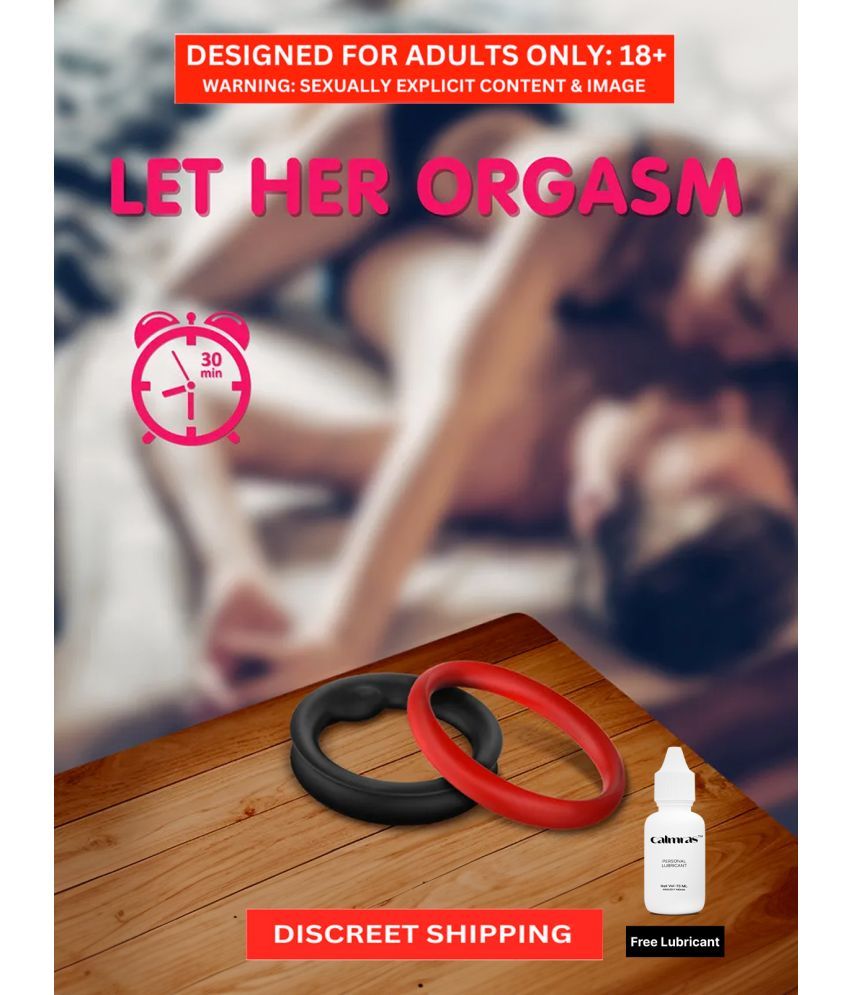     			3 Sizes Cock Rings- Silicone Material Comfortable Grip and Long Erection Maximum Pleasure for Men