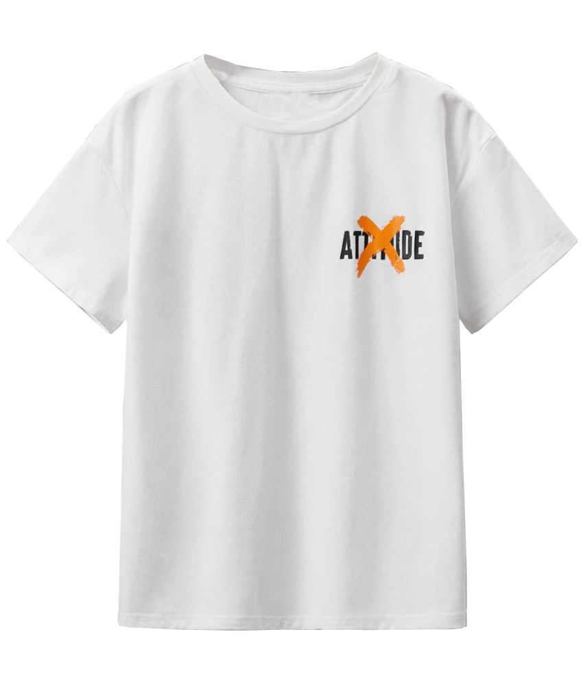     			TIOR White Cotton Boy's T-Shirt ( Pack of 1 )