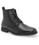 Red Tape Black Men's Casual Boots