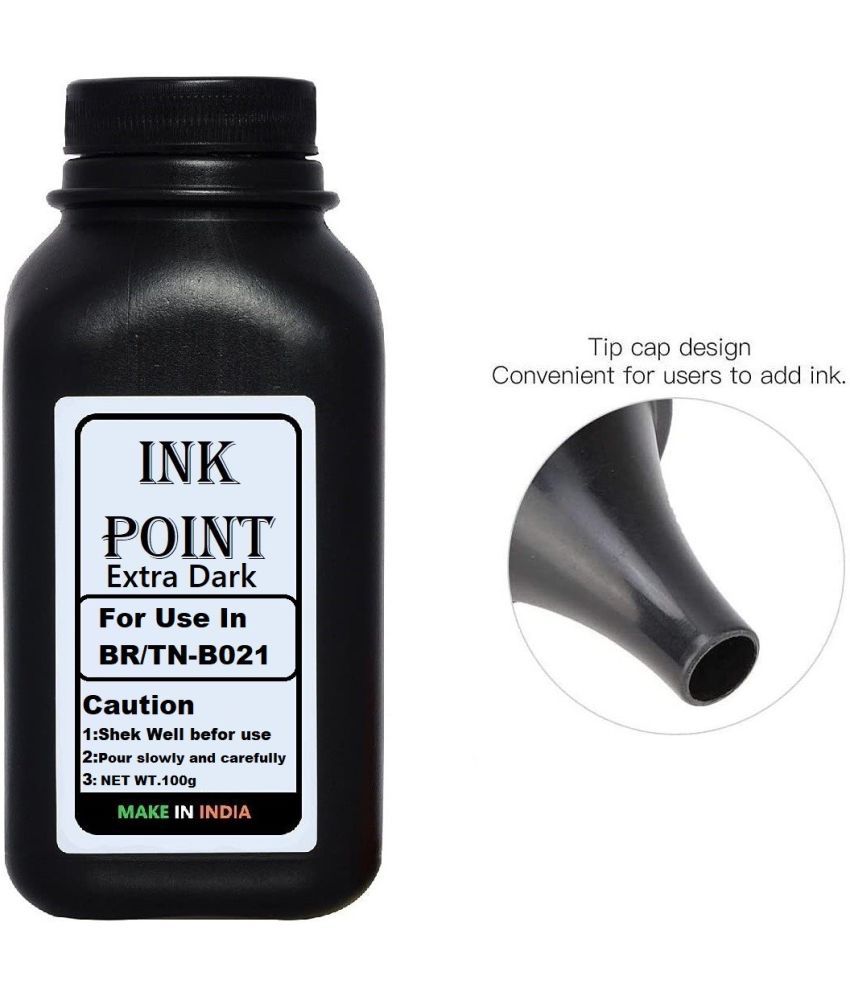     			INK POINT Assorted Single Toner for TN-B021 Toner Powder Compatible for Brother HL-B2000D ( 100 GRAM ) Black Ink Toner
