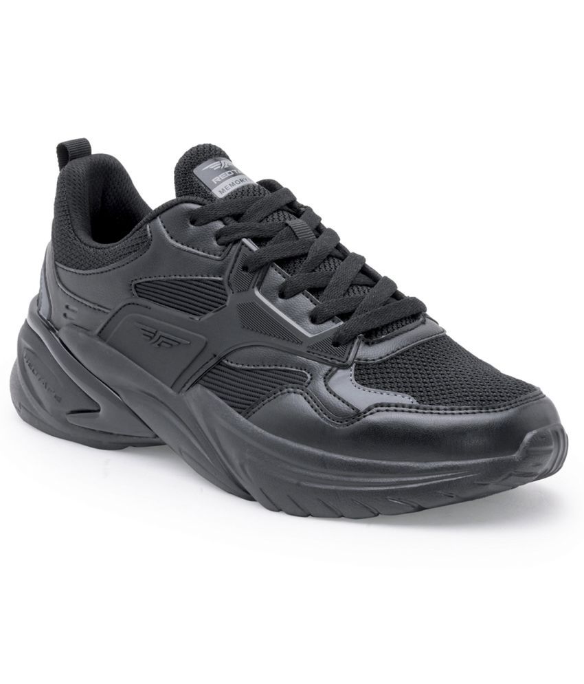     			Red Tape Black Men's Sports Running Shoes