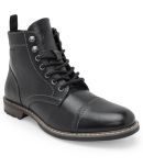 Red Tape Black Men's Casual Boots