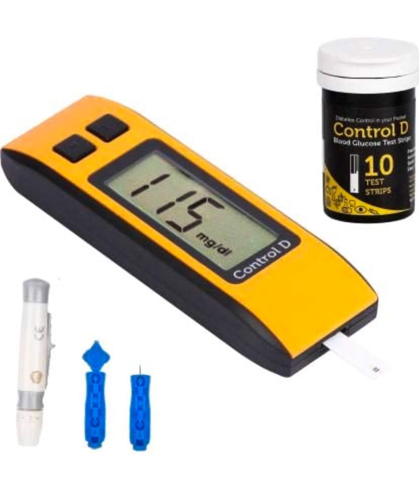     			Control D 10 Strip with Glucometer
