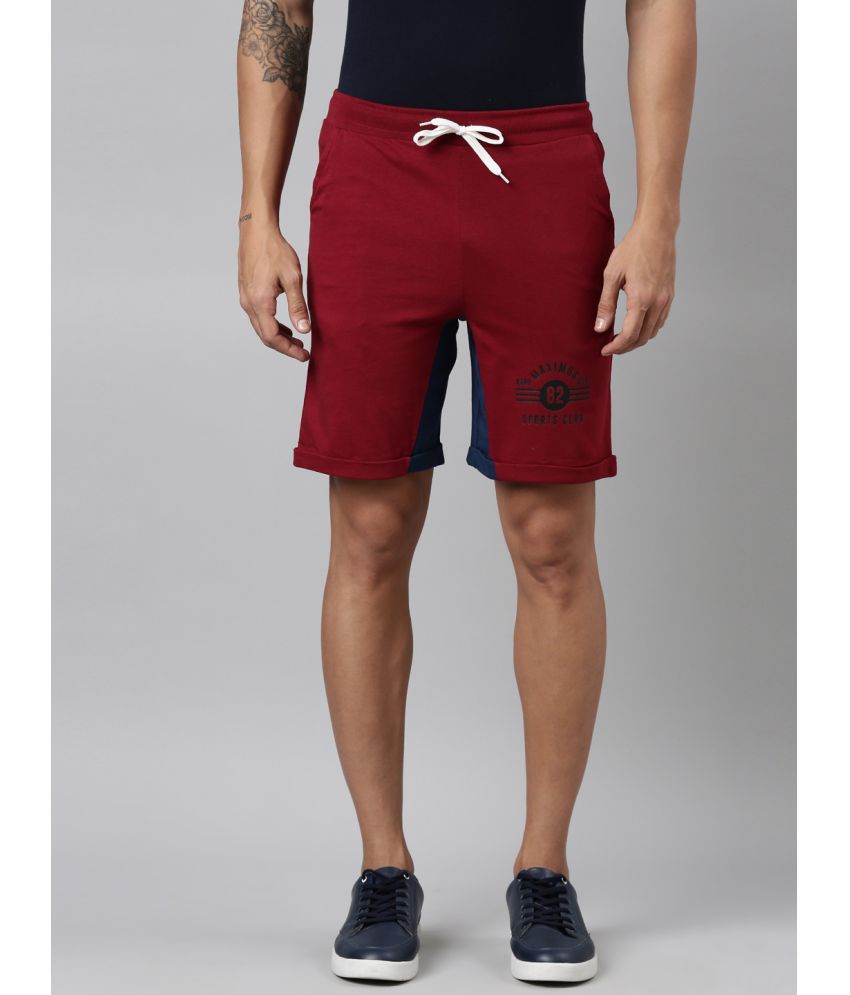    			Dixcy Scott Maximus Maroon Cotton Men's Shorts ( Pack of 1 )