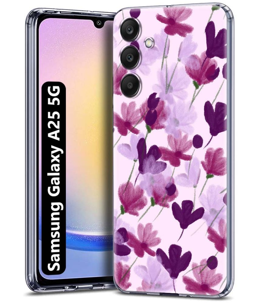     			Fashionury Multicolor Printed Back Cover Silicon Compatible For Samsung Galaxy A25 5G ( Pack of 1 )