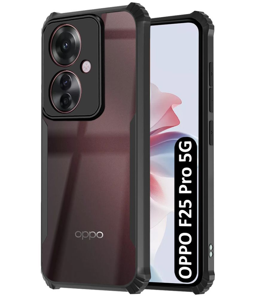     			NBOX Bumper Cases Compatible For Rubber Oppo F25 Pro 5G ( Pack of 1 )