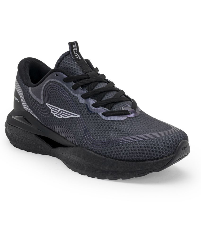     			Red Tape Black Men's Sports Running Shoes