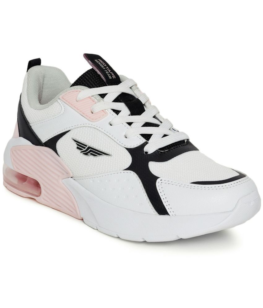     			Red Tape - White Women's Running Shoes