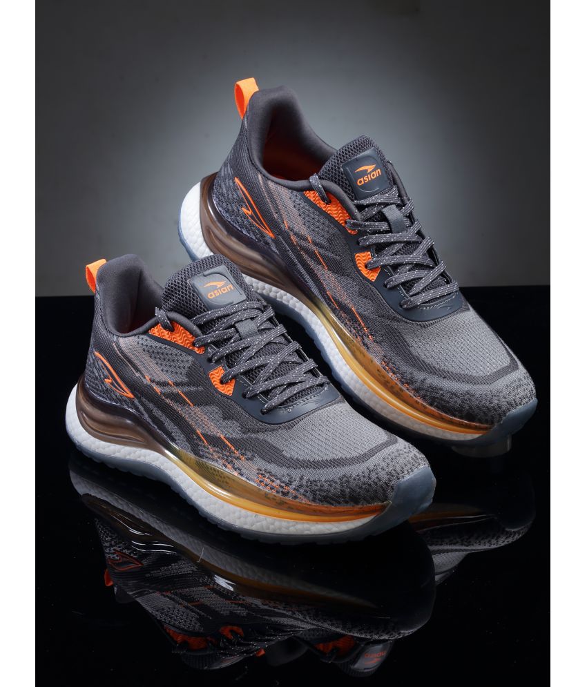     			ASIAN LEGEND-02 Dark Grey Men's Sports Running Shoes