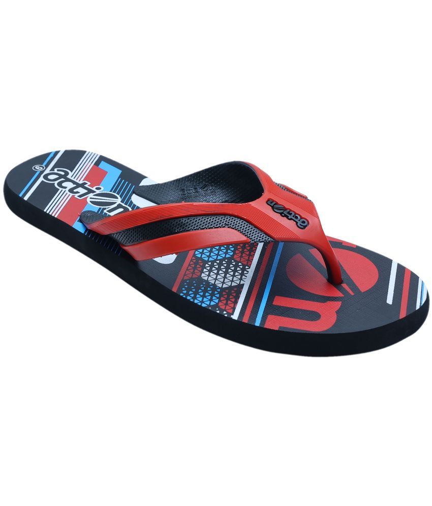     			Action Black Men's Daily Slipper