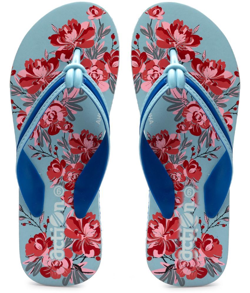     			Action Light Blue Women's Daily Slipper