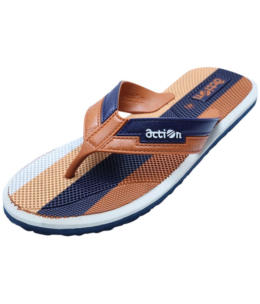     			Action Tan Men's Daily Slipper