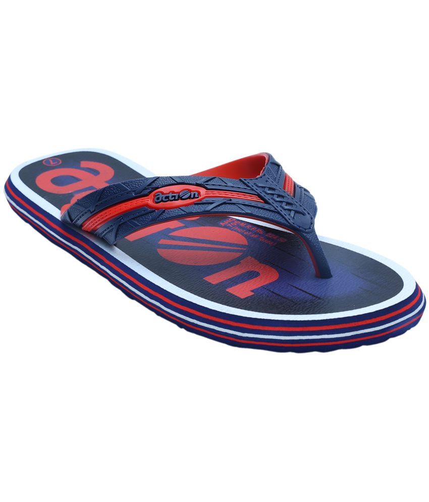     			Action navy blue Men's Daily Slipper