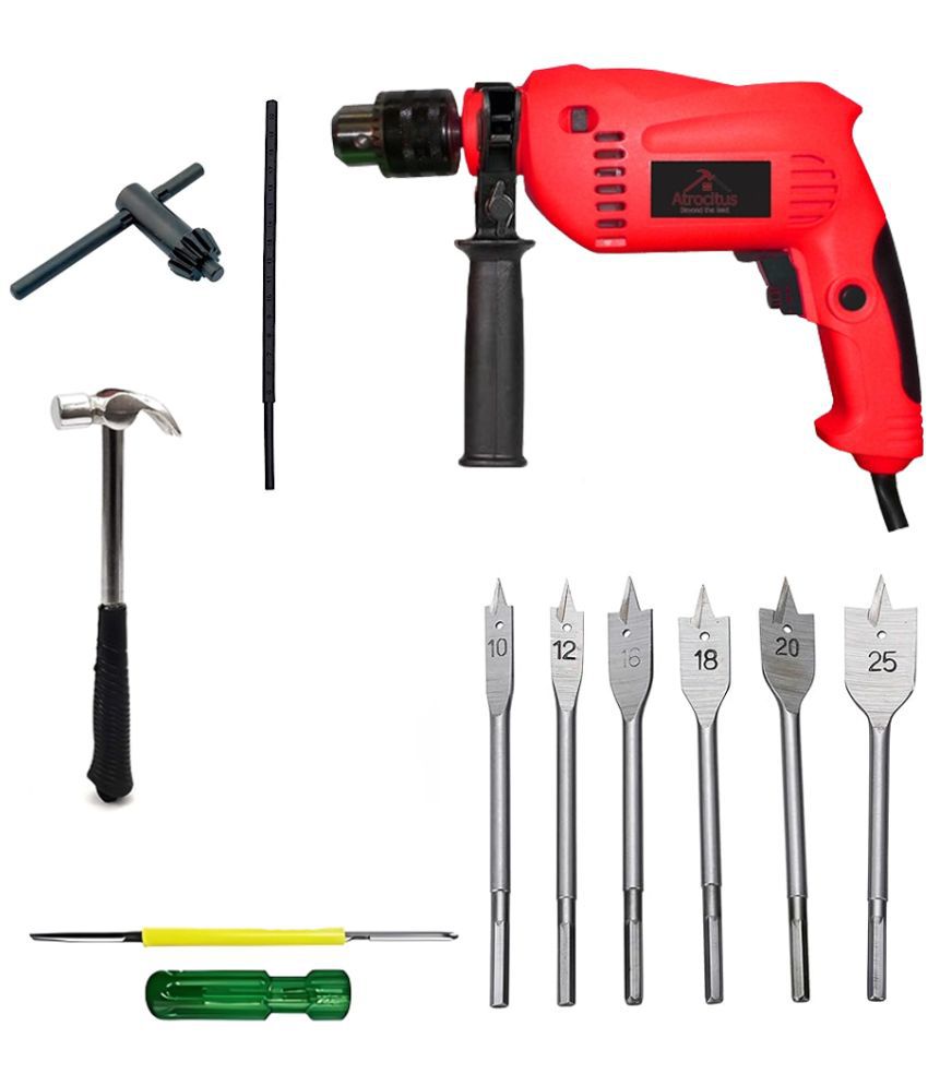     			Atrocitus - Kit of 5- 734 850W 13mm Corded Drill Machine with Bits