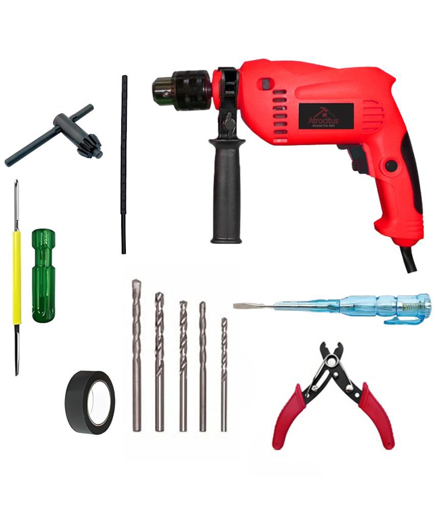     			Atrocitus - Kit of 7- 561 850W 13mm Corded Drill Machine with Bits
