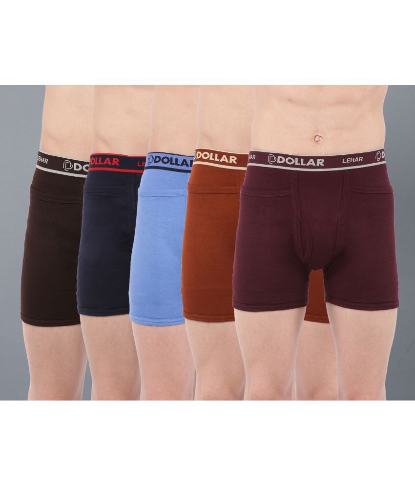     			Pack of 5 Dollar Multicolor Cotton Men's Trunks