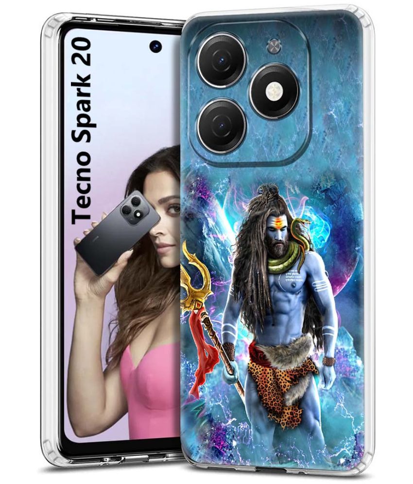     			Fashionury Multicolor Printed Back Cover Silicon Compatible For Tecno Spark 20 ( Pack of 1 )