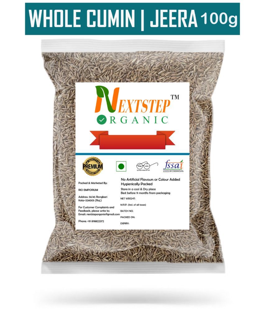     			NEXTSTEP ORGANIC Whole Cumin Seeds | Jeera Sabut 100 gm