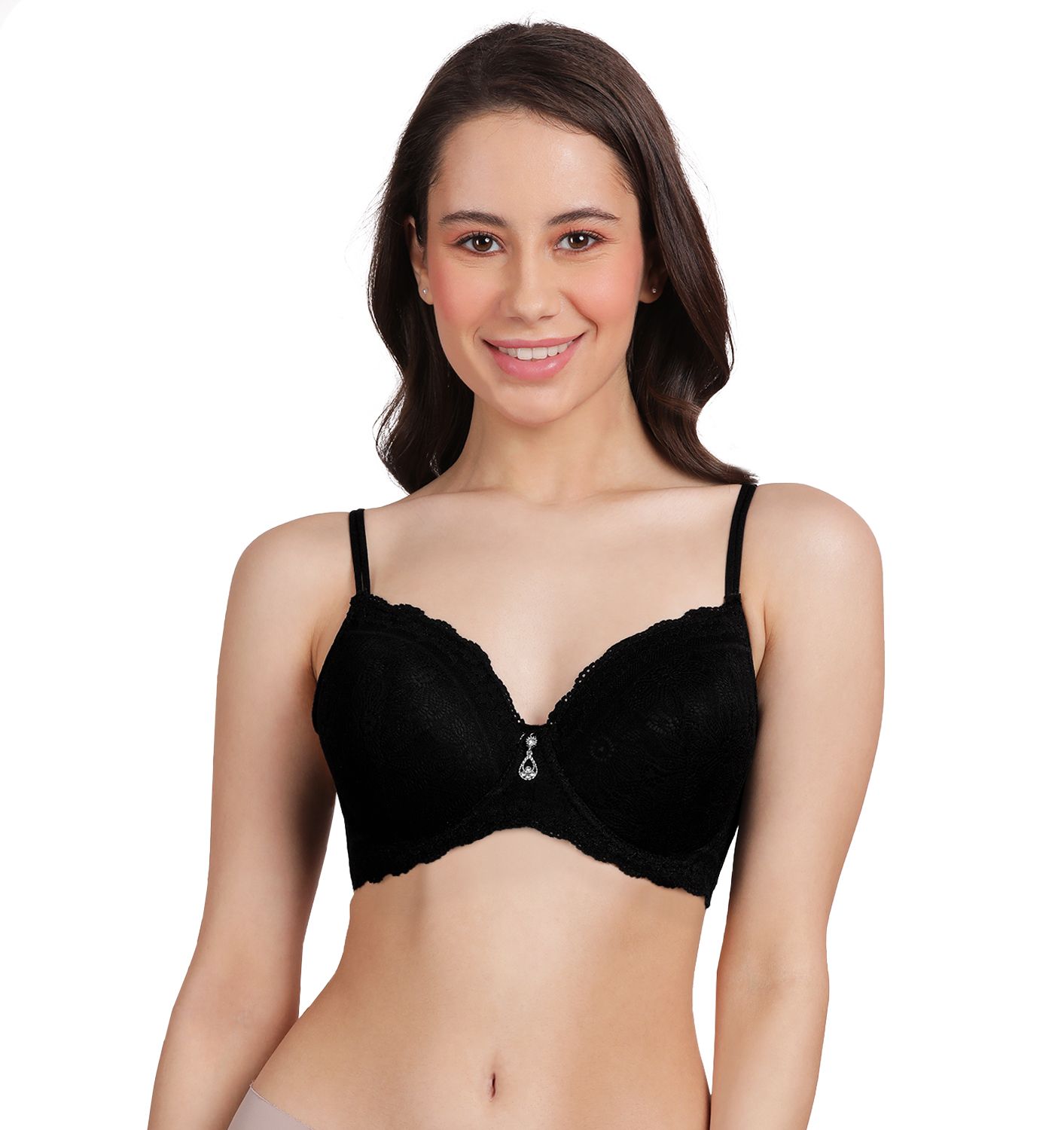     			Susie Nylon Women's Balconette Bra ( Black ) S086-BlackBeauty