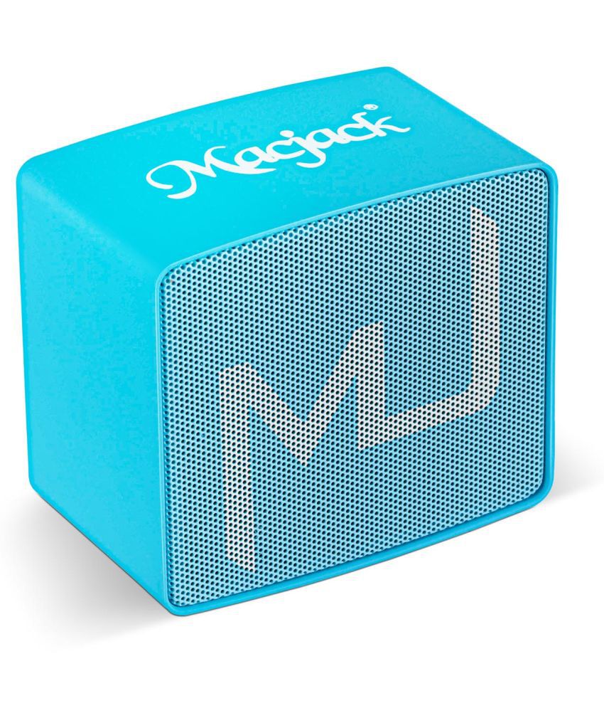     			Macjack Wave 120 3 W Bluetooth Speaker Bluetooth v5.0 with Call function,3D Bass Playback Time 10 hrs Blue