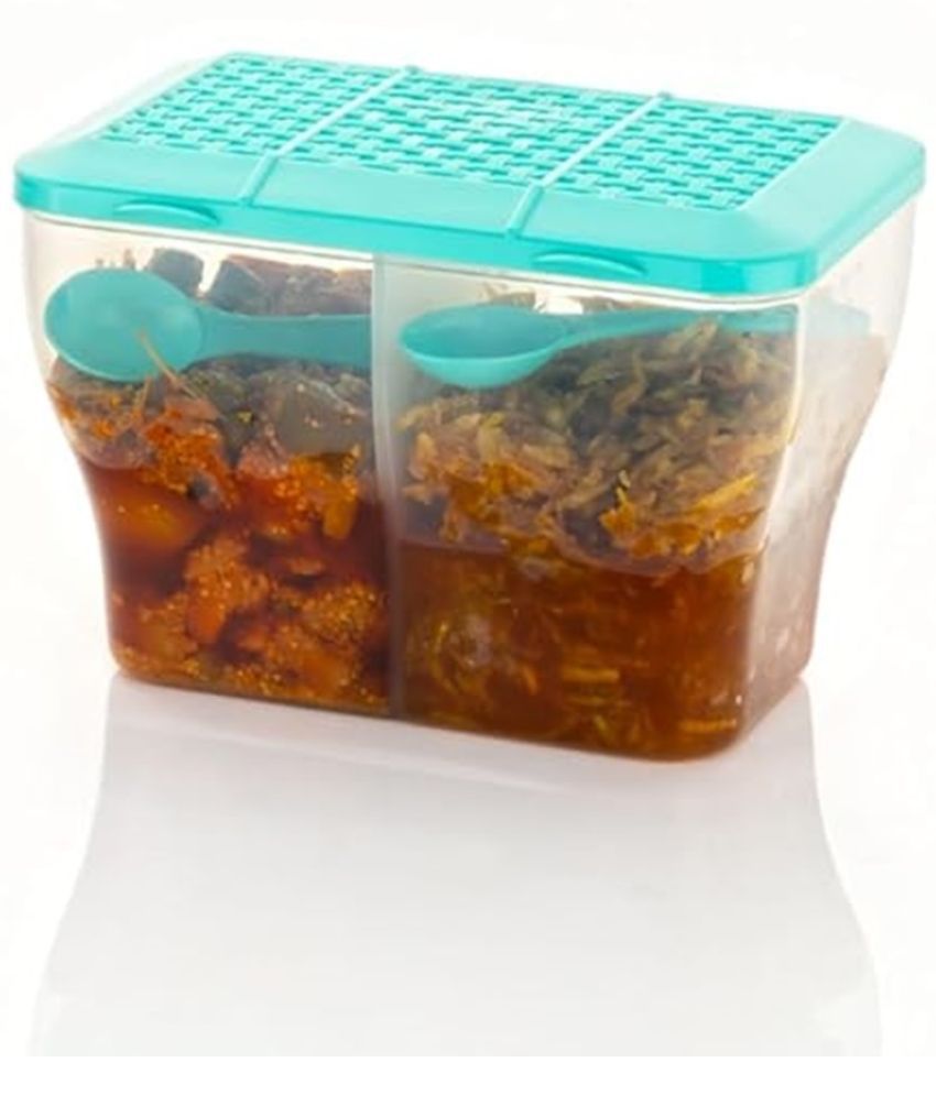     			Analog Kitchenware Dal/Masala/Vegetable Plastic Sea Green Multi-Purpose Container ( Set of 1 )