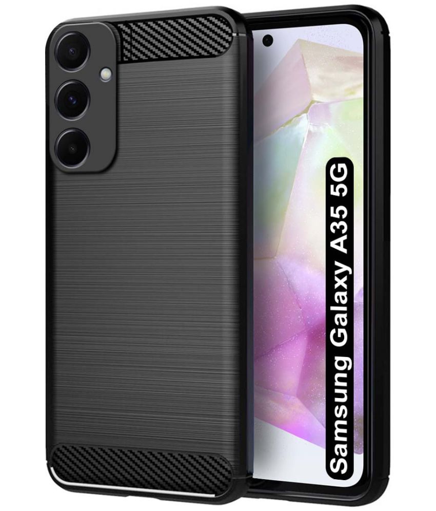    			Fashionury Hybrid Covers Compatible For Rubber Samsung Galaxy A35 5G ( Pack of 1 )