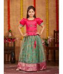 Aarika Silk Lehenga Choli Set For Girls ( Pack of 1 , Pink )