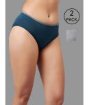 C9 Airwear Pack of 2 Nylon Solid Women's Briefs ( Multi Color )