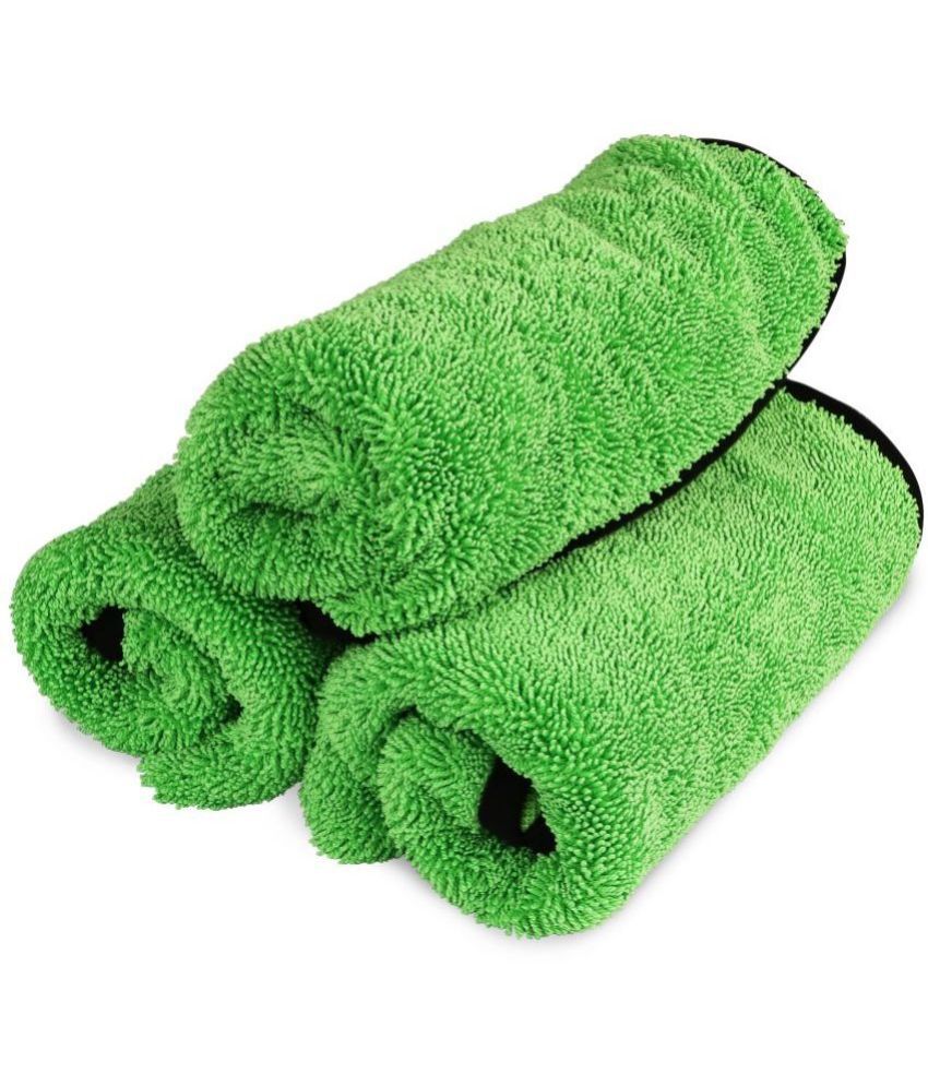     			Auto Hub Green 600 GSM Drying Towel For Automobile ( Pack of 3 )