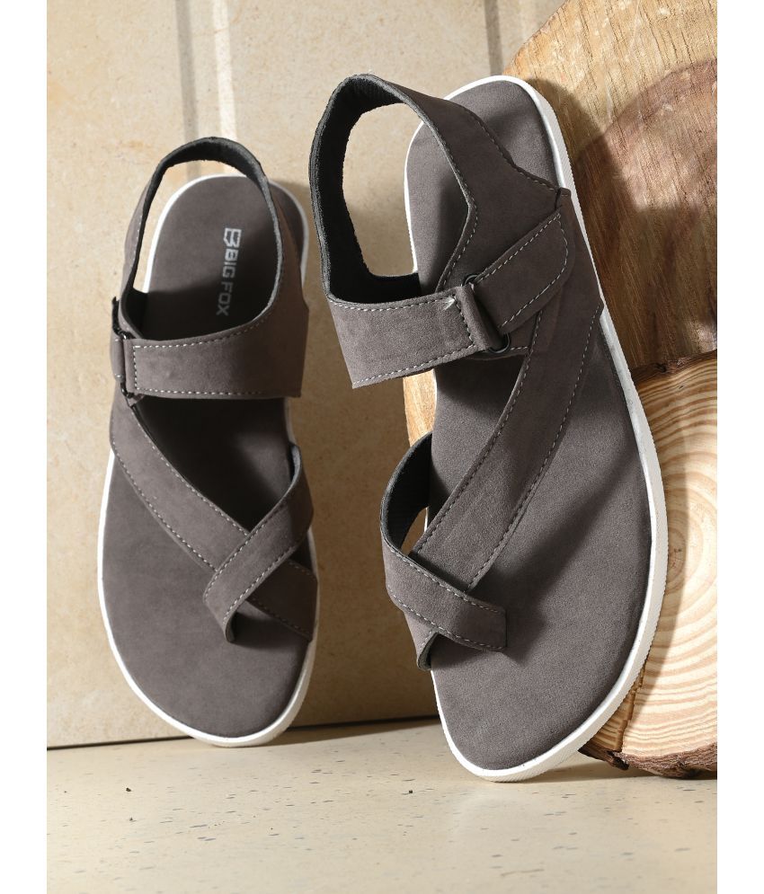     			Big Fox - Grey Men's Floater Sandals