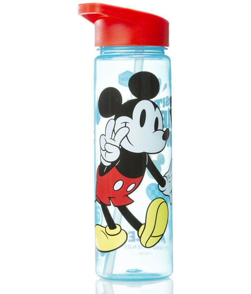     			Gluman - Disney Mickey Ninos Spout Sky Blue School Water Bottle 700 mL ( Set of 1 )