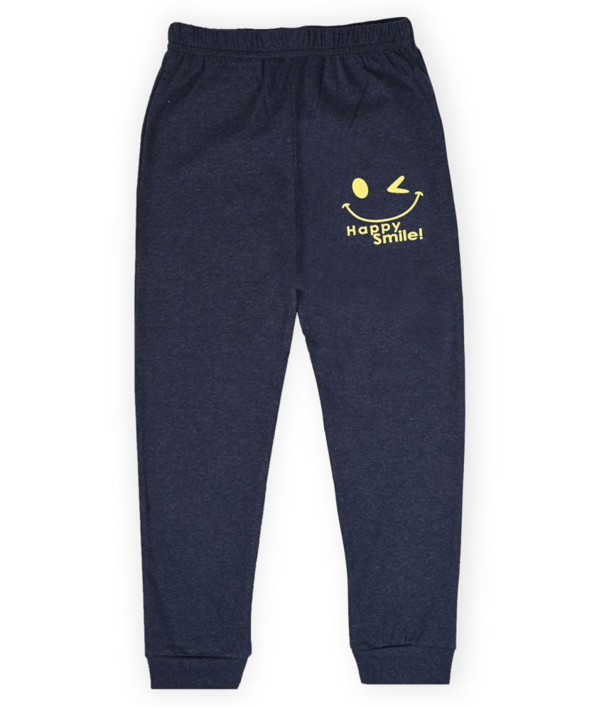     			J&JP Pack of 1 Boys Cotton Blend Trackpant ( Navy )