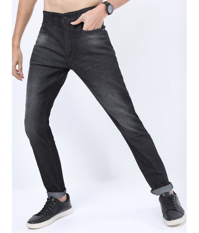     			Ketch Slim Fit Cuffed Hem Men's Jeans - Charcoal ( Pack of 1 )
