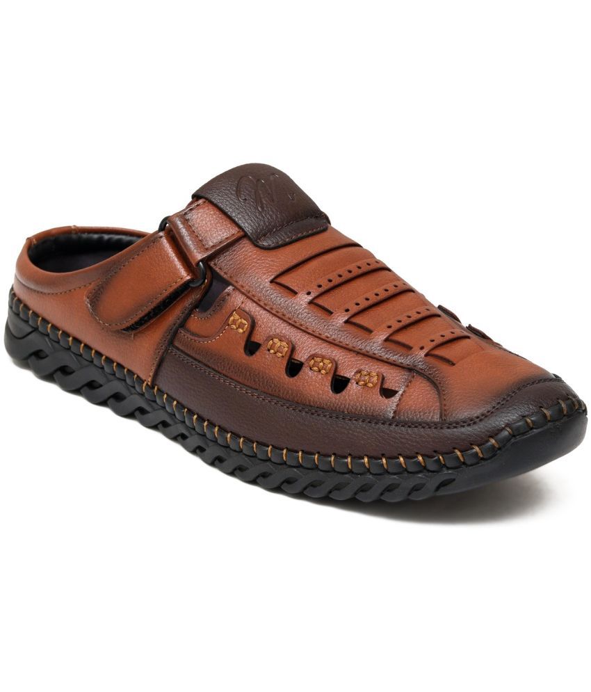     			Marnish - Brown Men's Sandals