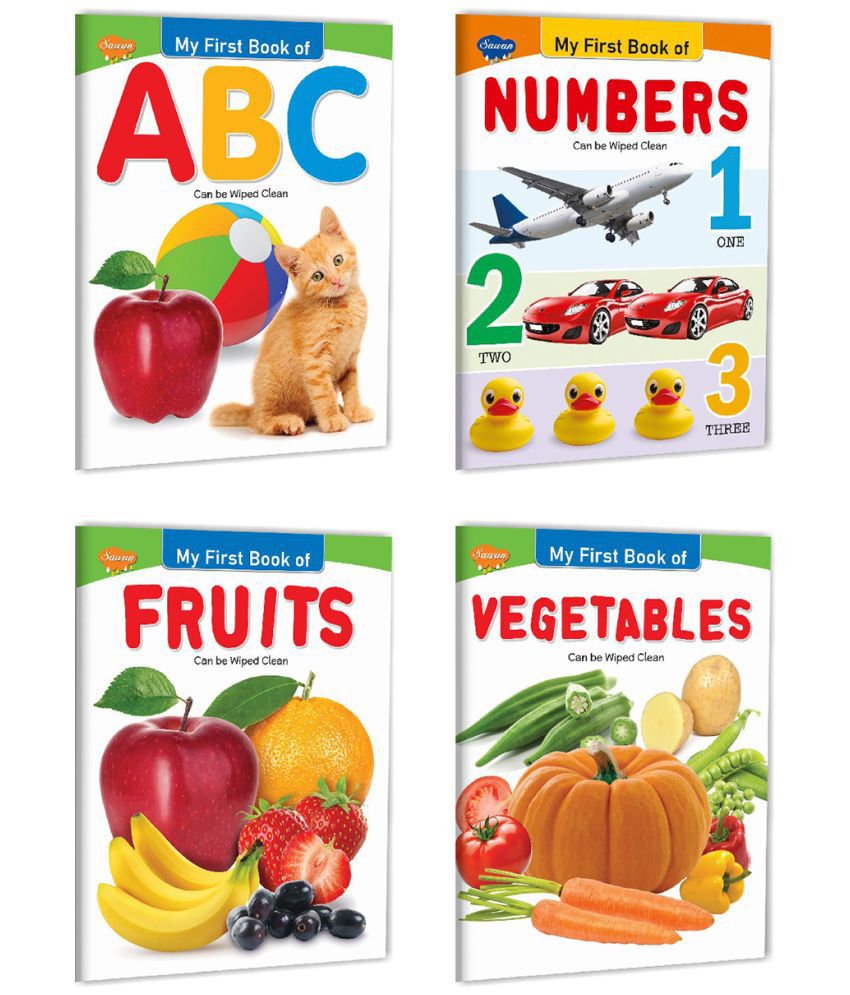     			My First Book Of ABC, My First Book Of Numbers, My First Book Of Fruits, My First Book Of Vegetables (Paperback, Manoj Publications Editorial Board)