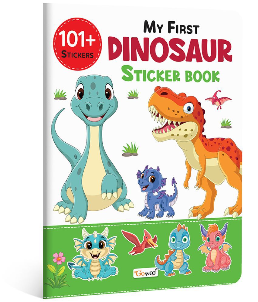     			"My First Dinosaur Sticker Book : Exciting Sticker Book with 101+ Stickers - Activity Book for Kids, My First Sticker Books, Children Learning Books"