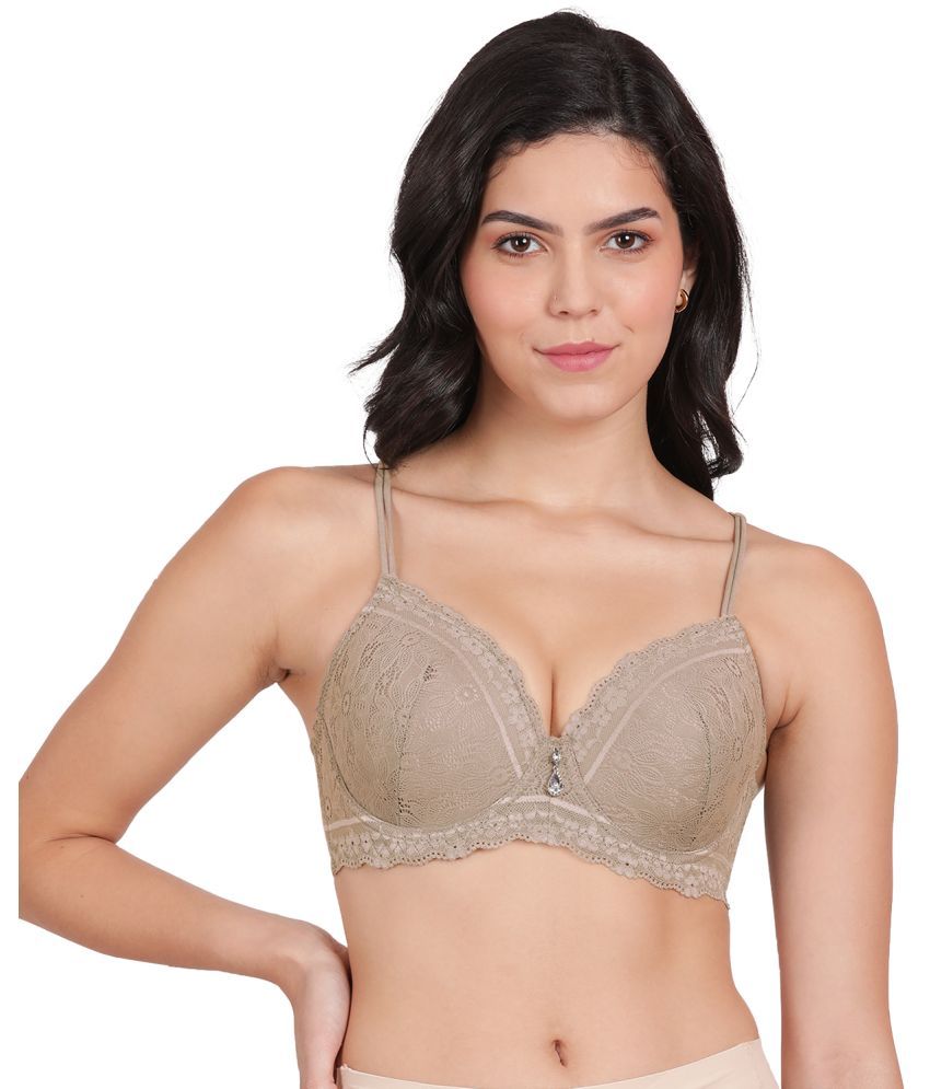     			Susie Nylon Women's Balconette Bra ( Light Grey ) S086-TaupeGrey