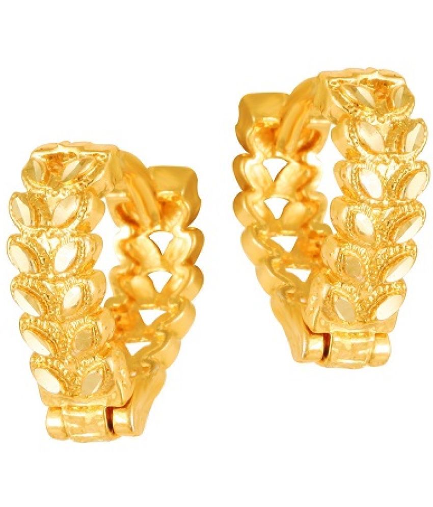     			VIVASTRI Golden Clip-Ons Earrings ( Pack of 1 )