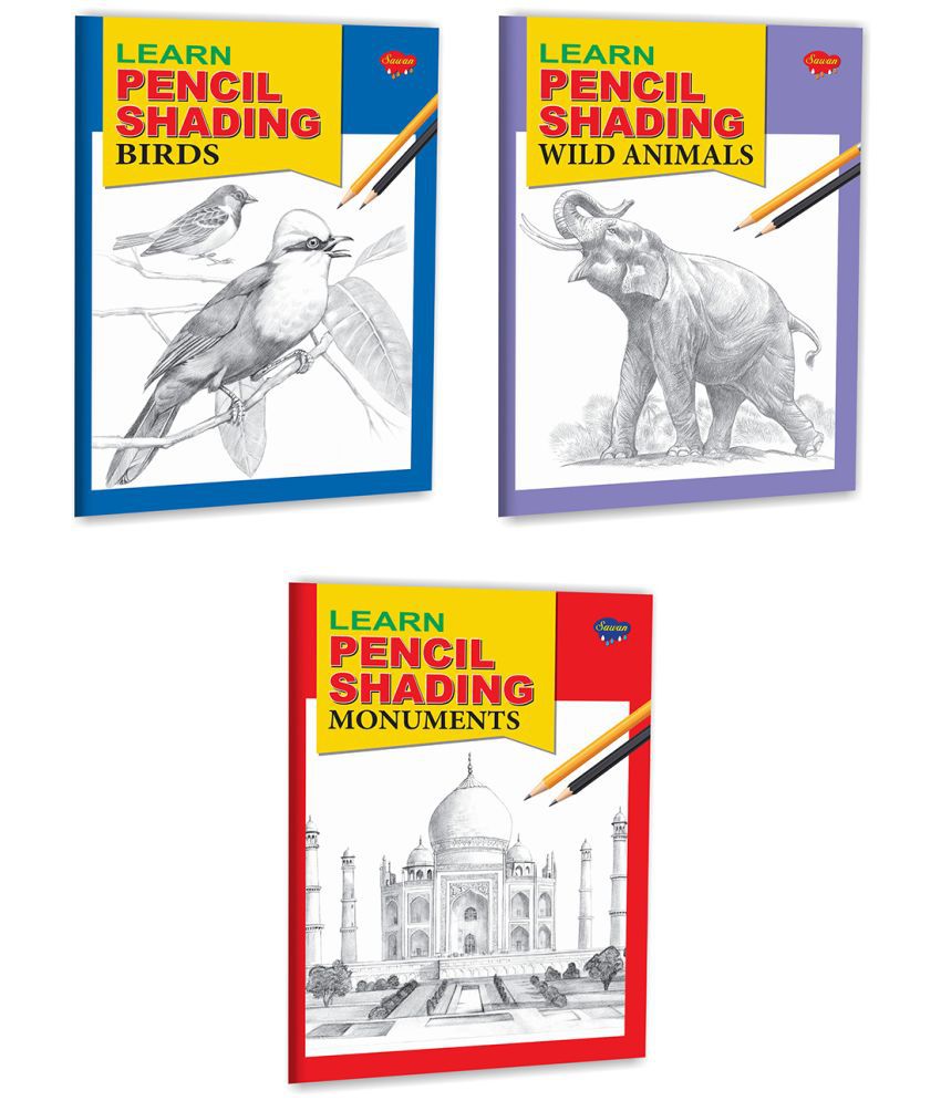     			kids gift pack Learn Pencil Shading | Pack of 3 Books