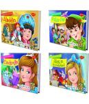 "Set of 4 POP UP books World Famous Fairy Tales | Aladdin, Alice in Wonderland, Cinderella and   Peter Pan| A Quartet of Timeless Fairy Tales "