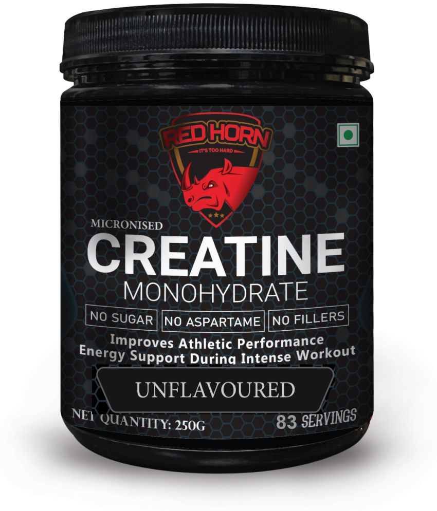     			RED HORN Micronised Creatine Powder Monohydrate 250 gm
