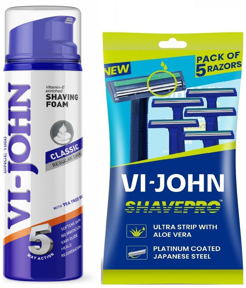     			Vi-John Razor & Shaving Foam 200 mL