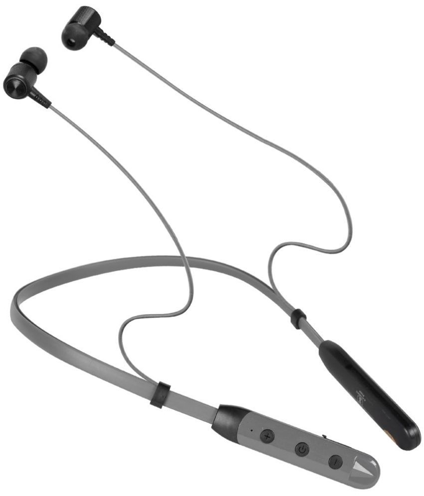     			hitage NBT-7587 Bluetooth Neckband In-the-ear Bluetooth Headset with Upto 30h Talktime Deep Bass - Black