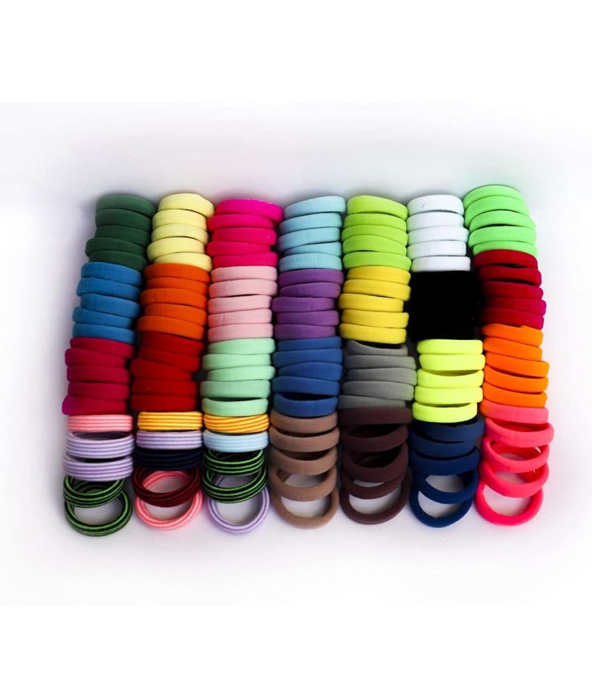     			100 Pcs Baby Hair Ties, Seamless Cotton Toddler Hair Ties for Girls and Kids, Multicolor Small Soft Hair Elastics Ponytail Holders(10Colors)